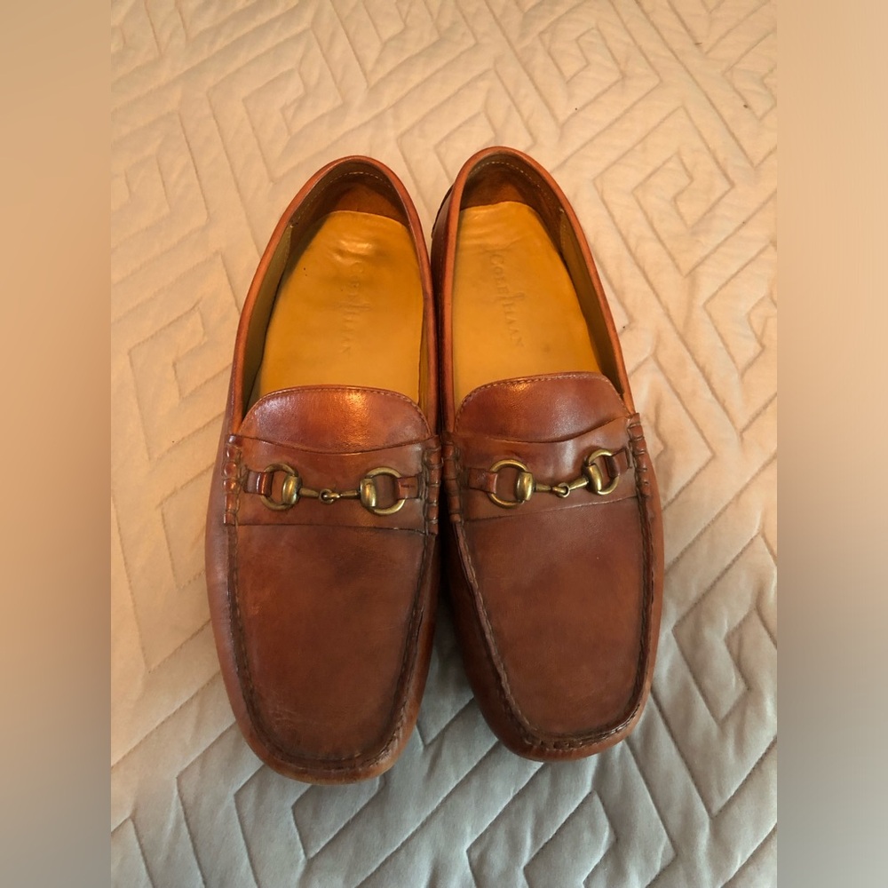 Leather dress shoes